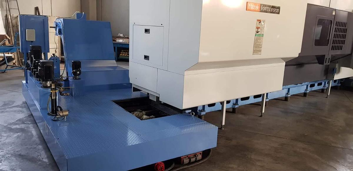 Used MAZAK 5 AXIS CNC FANUC 15 I-M MOD VORTEX 815\120 MACHINING CENTER