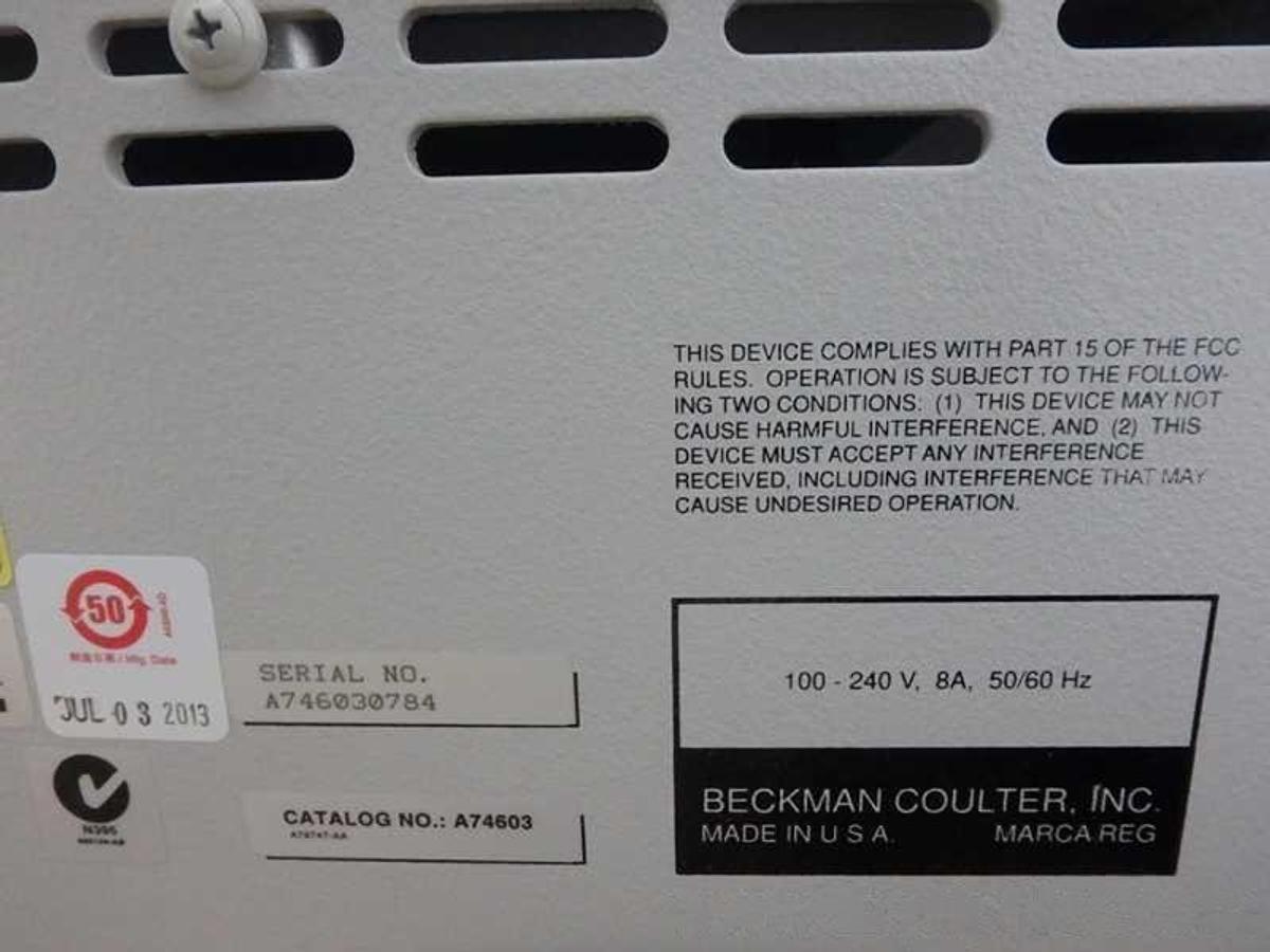 Used Beckman Coulter PA 800 Plus Pharmaceutical Analysis System