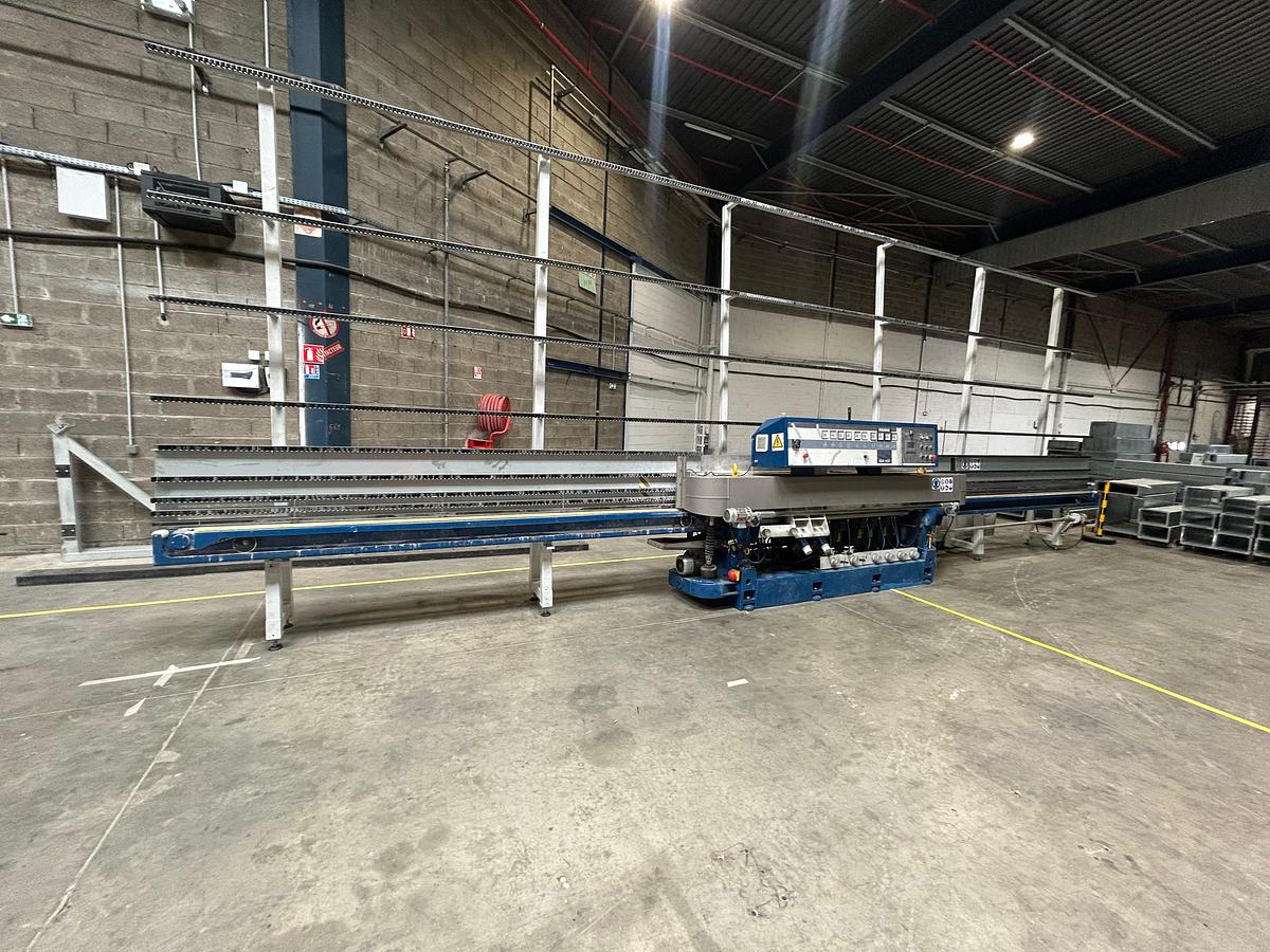 Used 2021 Bovone ELB 102, Straight Line Glass Edging Machine