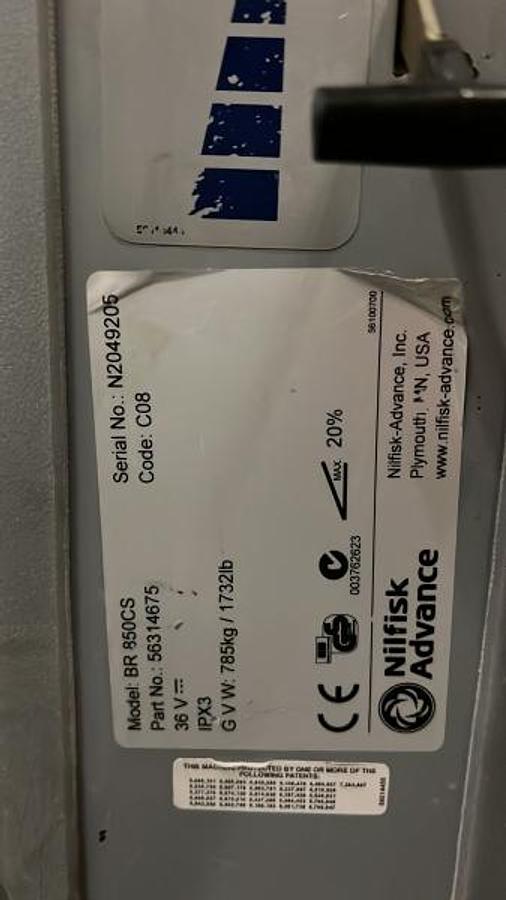 Gebraucht 2008 SPAZZA-LAVA NILFISK BR 850 SC