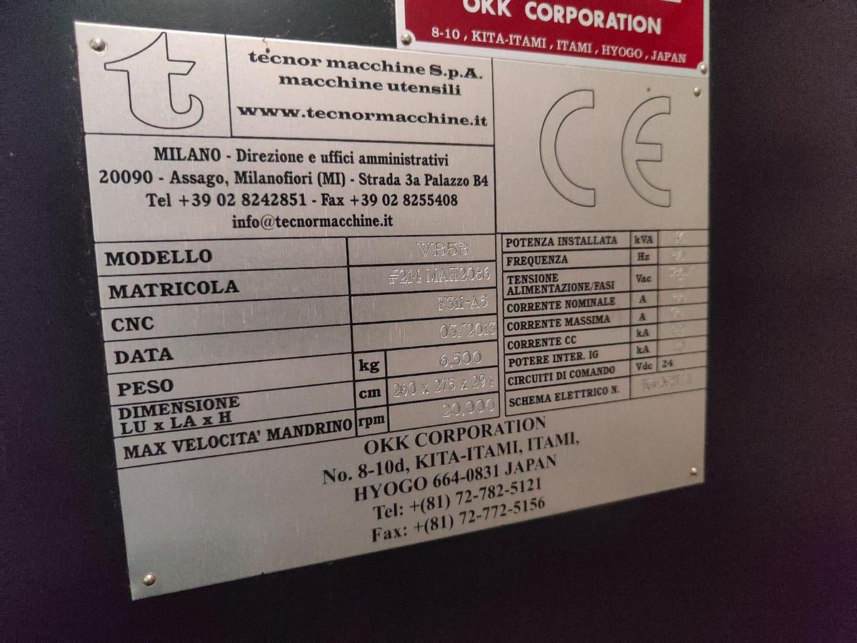 D'occasion Centre vertical OKK 2013, modèle VB53