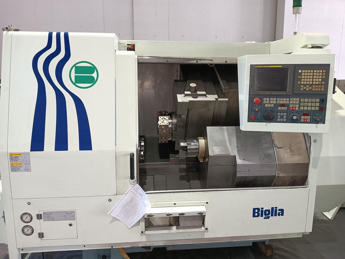 Used 2004 BIGLIA B550YS LATHE WITH LOADER