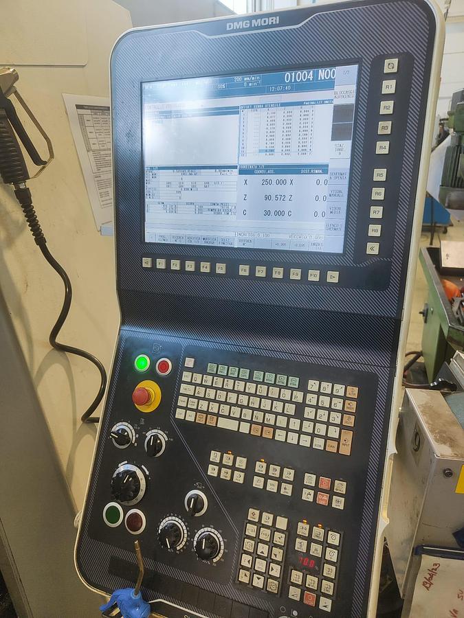 Used 2015 DMG MORI CNC lathe mod.ecoTURN 450M V3