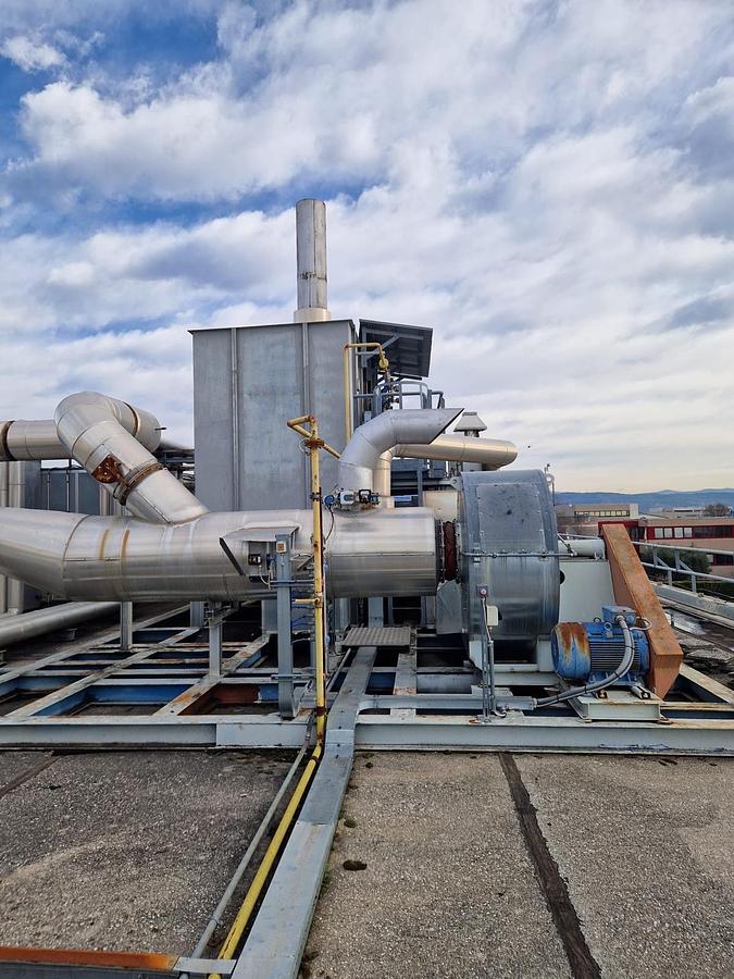 Used Post Combustion System / Thermal Oxidizer – BROFIND Industrial Post Combustor