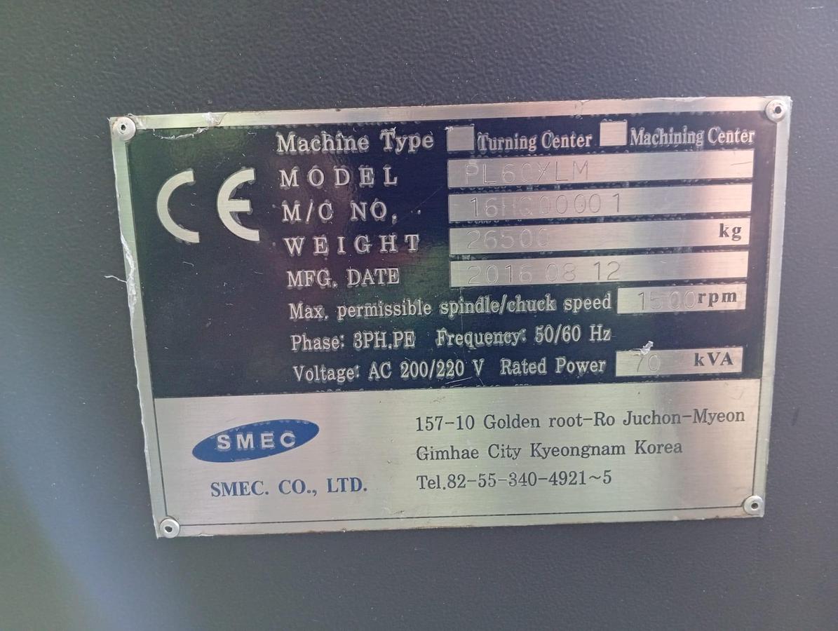 Used 2016 LATHE SAMSUNG SMEC mod.PL60XLM