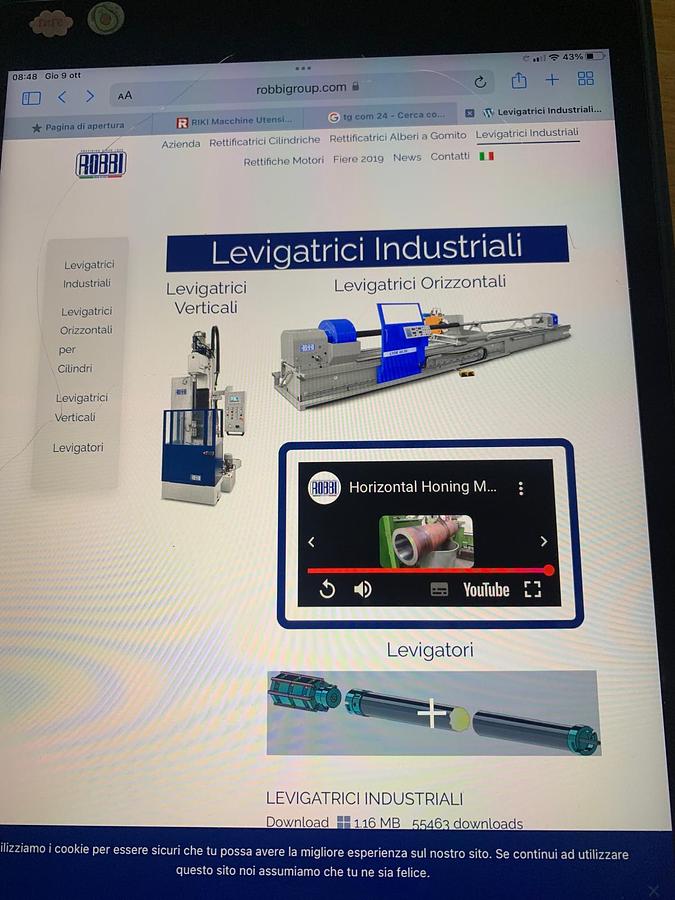 Used 2011 Lapping machine ROBBI LYOR 30-80