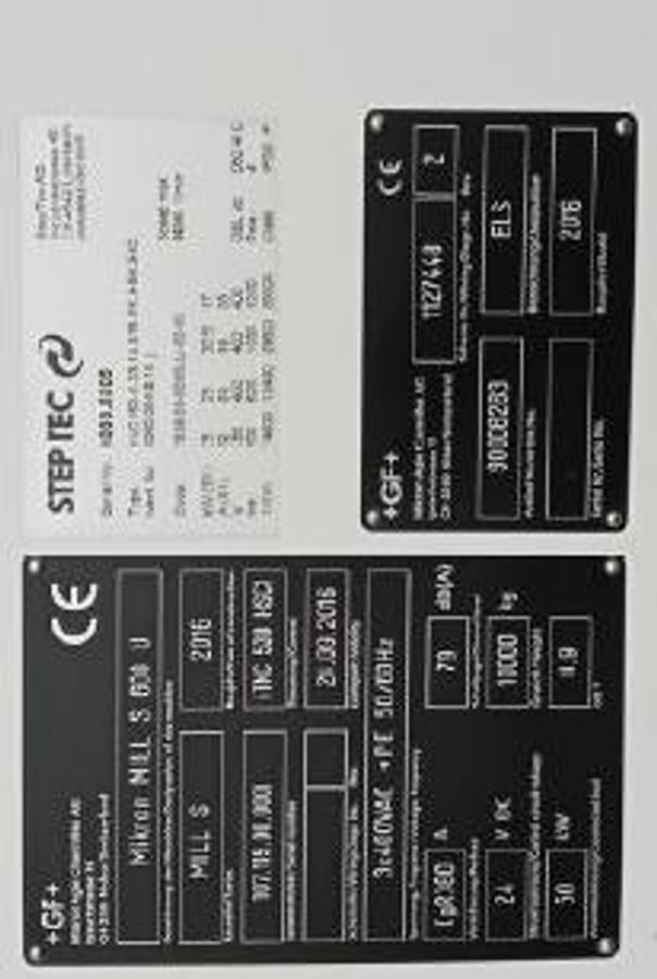 Gebraucht 2016 FRAISCHER MIKRON Fräser Modell GF MILL 600 UL P