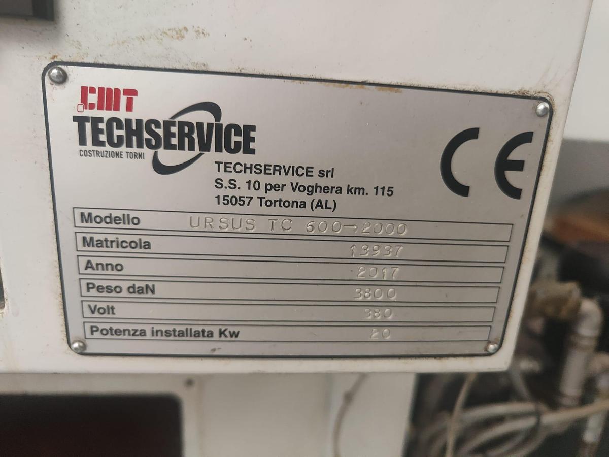 Usato 2017 TORNIO AD AUTOAPPRENDIMENTO CMT TECHSERVICE mod.URSUS TC600-2000
