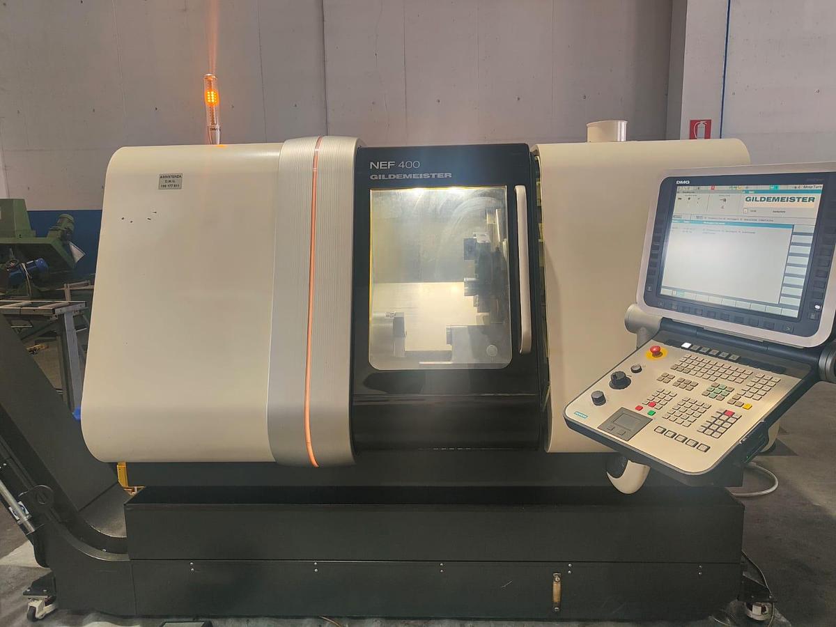 Used 2008 CNC LATHE GILDEMEISTER mod.NEF 400