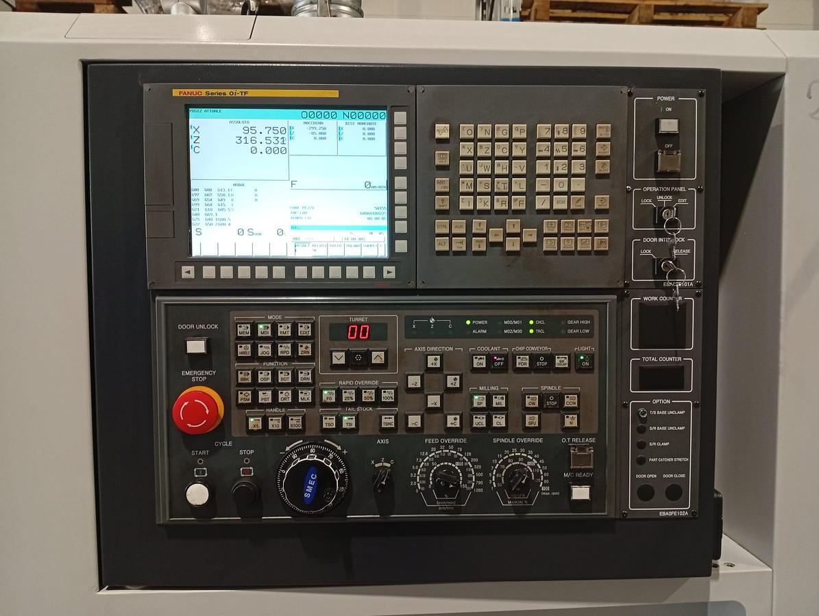 Used 2016 SAMSUNG SMEC LATHE mod.SL 2500M