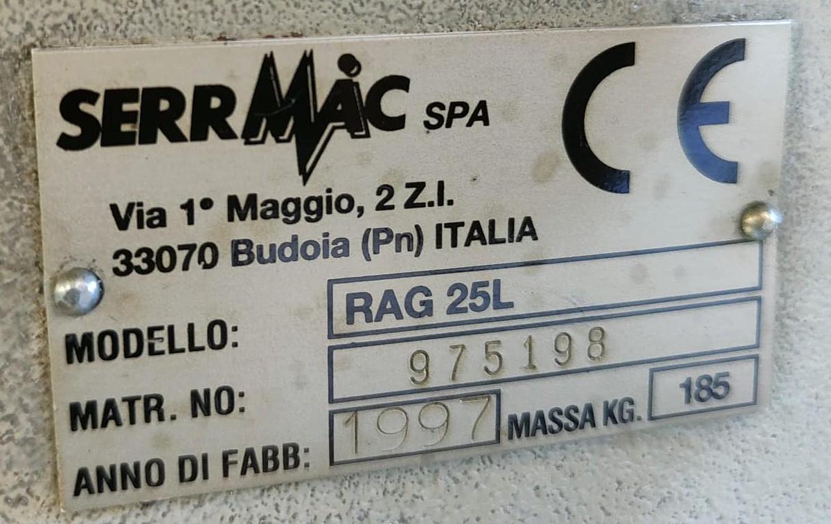 Used 1997 SERRMAC DRILL mod. RAG 25L