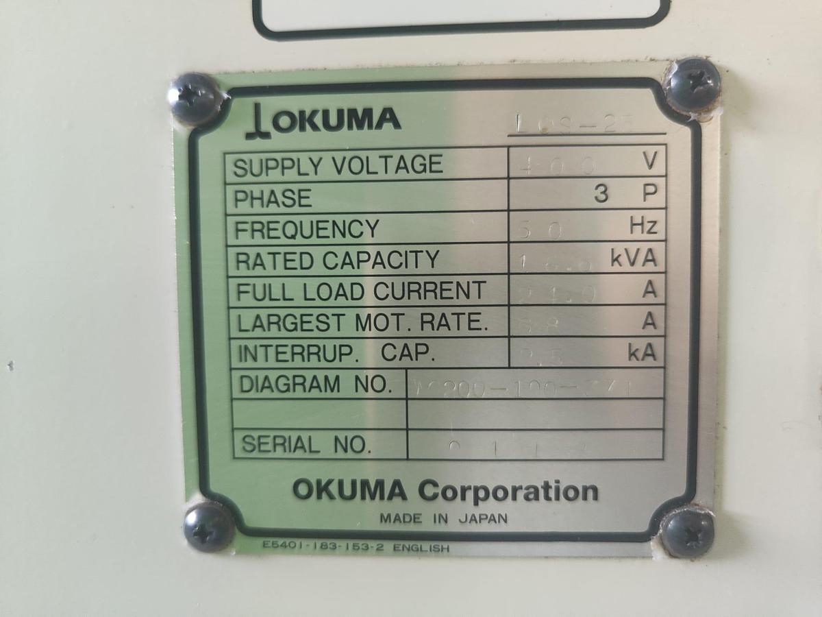 Used 1995 OKUMA TURN-OUT MACHINE mod. LCS-25