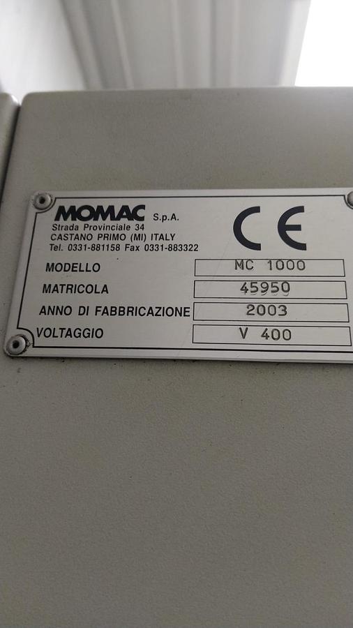 D'occasion Centre vertical MOMAC 2003, modèle MC1000