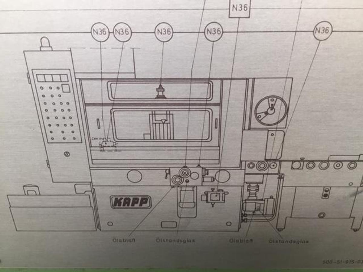 Used 1979 KAPP — Hob Grinding / Sharpening Machine ASA 305 T