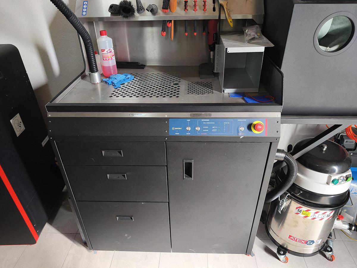 Used Sinterit LISA X SLS 3D Printer Complete Set with Multi PHS, Sandblaster & ATEX Vacuum