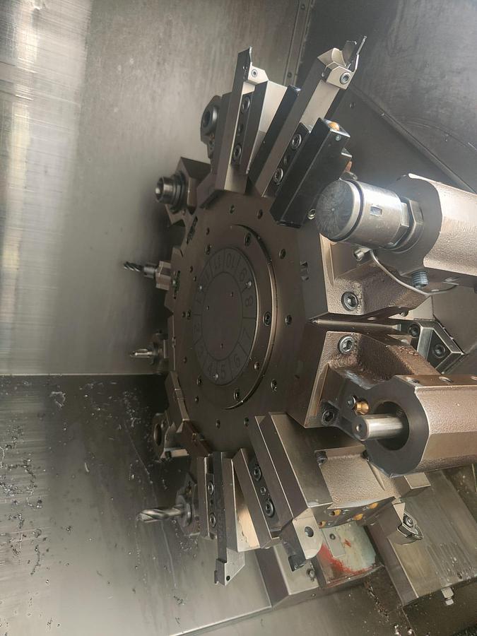 Used 2008 BIGLIA B545YS LATHE WITH LOADER
