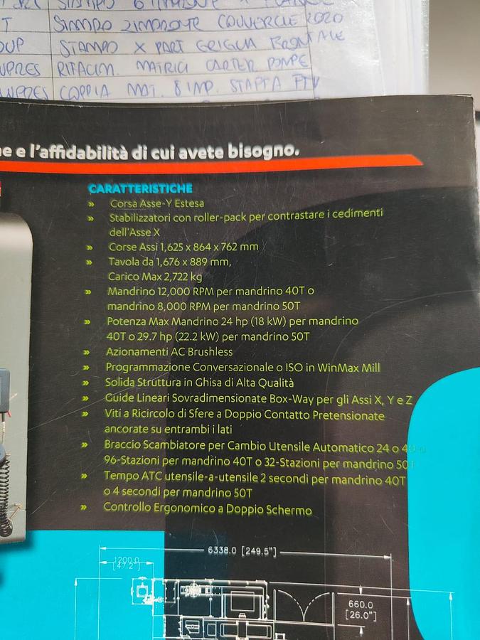 D'occasion Centre d'usinage HURCO VMX 64I 2014