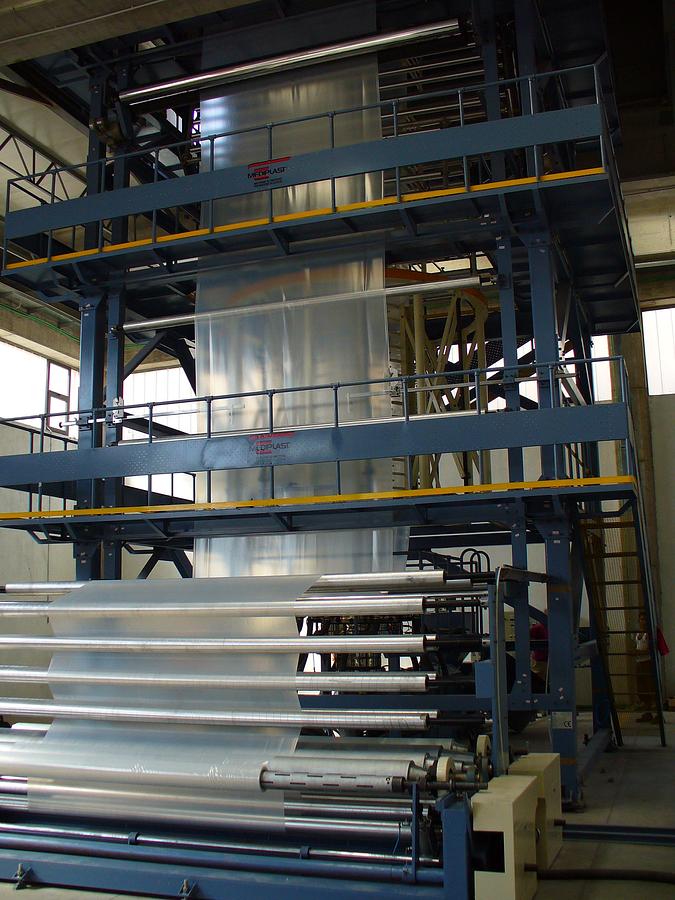 Used 2007 DIN G KUEN PLASTIC MACHINERY TK-EBL 120-2, for LDPE / LLDPE materials