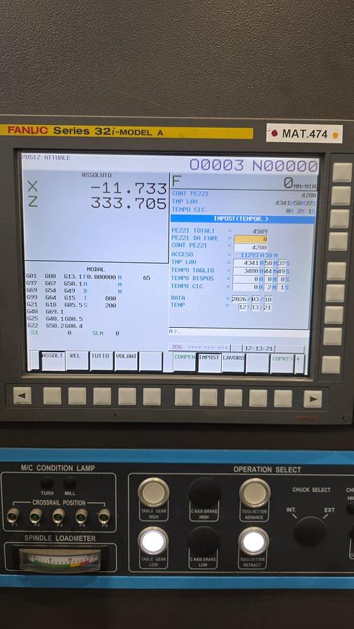 Used 2018 VERTICAL LATHE HANKOOK model.VTB 100