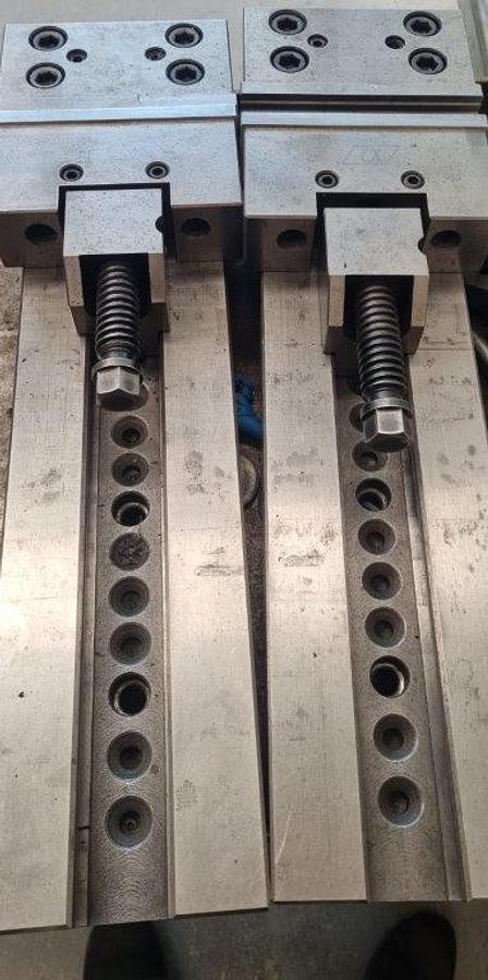 Used Modular Milling Machine Vices Lot, Various Sizes (CUTER/LTF, Gerardi)