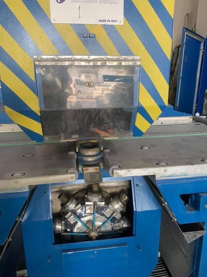 Used Forvet Francesca 16M 1250 Horizontal CNC Glass Drilling and Milling Machine 8+8 Heads