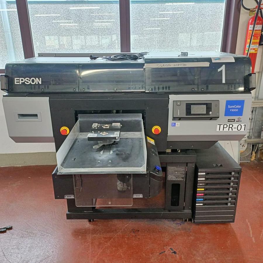Used Epson SureColor SC-F2100 DTG Printer – Direct-to-Garment Textile Printing Machine