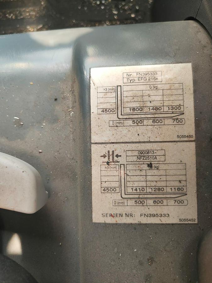 Usato CARRELLO ELEVATORE JUNGHEINRICH mod.EFG216K