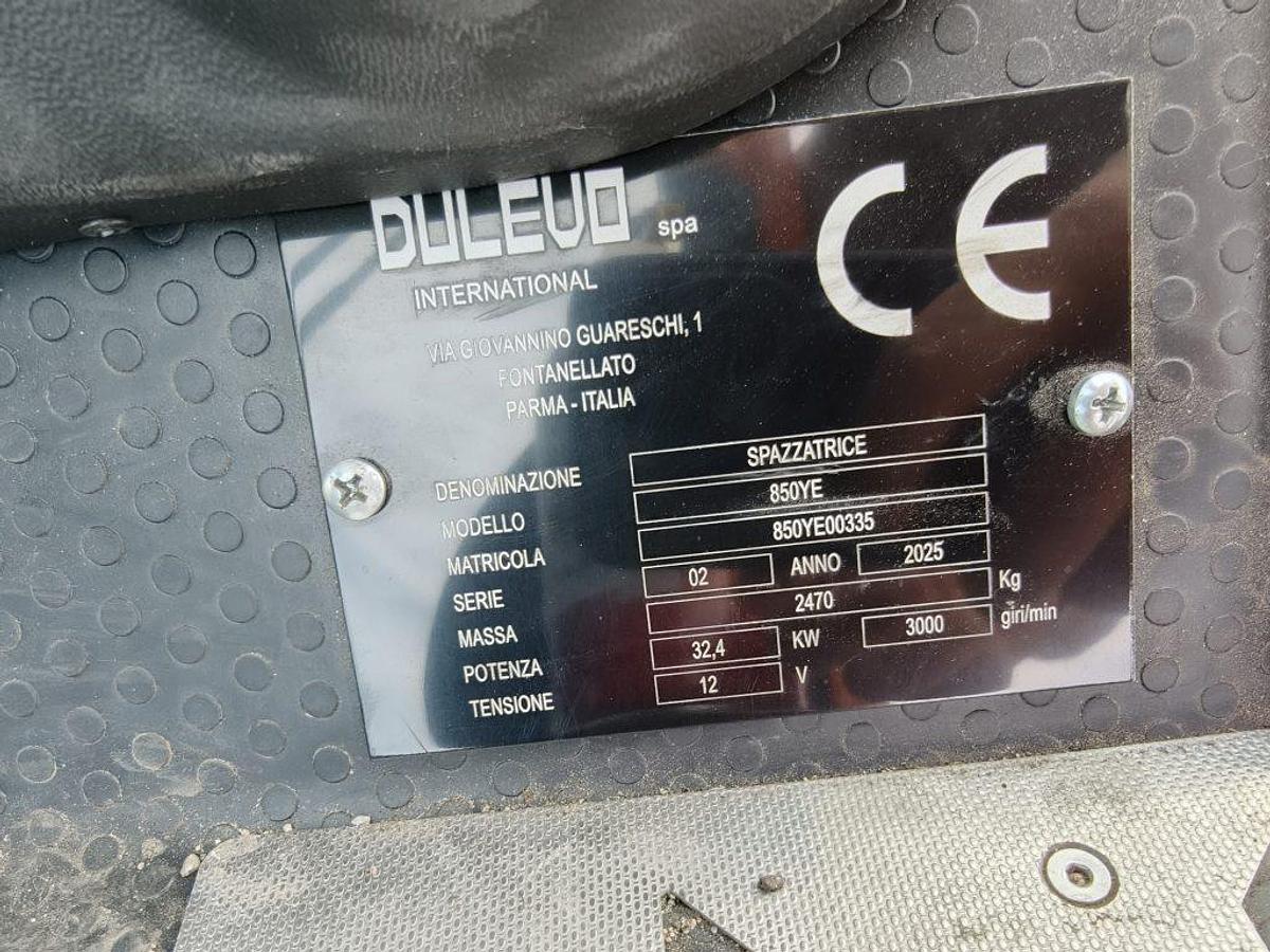 Rénové BALAYEUSE ASPIRANTE RÉVISÉE DULEVO 850 MINI EU6