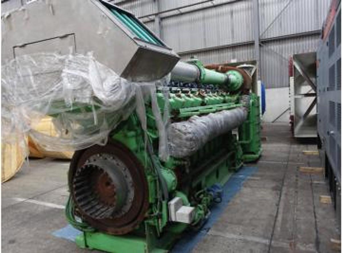 Used 2000 Jenbacher GE620 GSE 02 Gas Generator Set (2.8 MW)