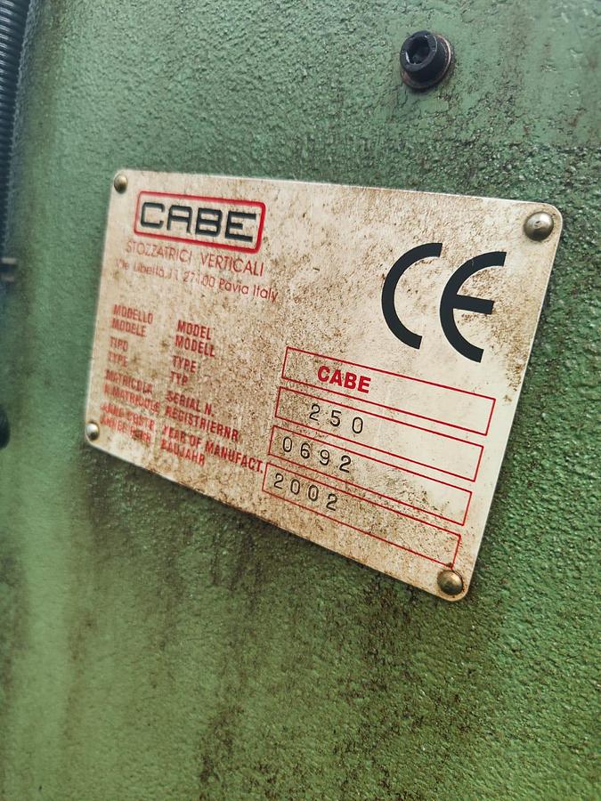 Used 2002 CABE SLOTTING MACHINE mod.250