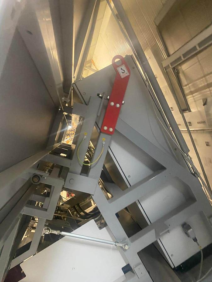 Used Lisec Profile bending BSV 45 NK bending profile machine + Lisec A1 RL automatic dessicant filler