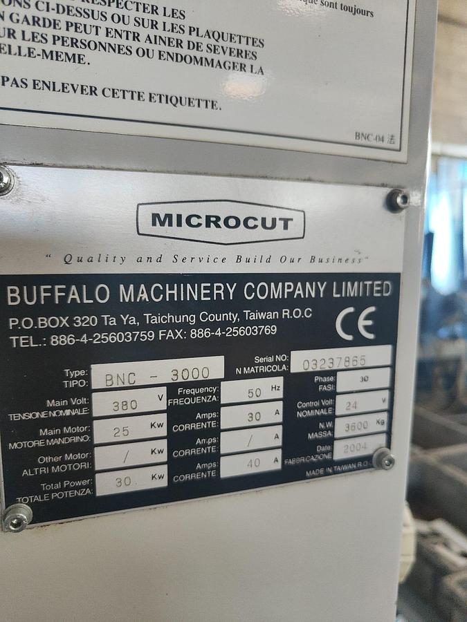 D'occasion TOUR AUTO-APPRENTISSAGE MICROCUT 2004 mod.BNC-3000