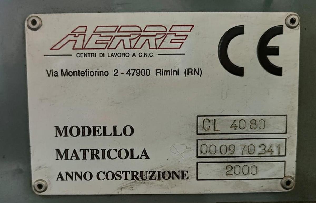 D'occasion Centre d'usinage vertical AERRE 2000, modèle CL 4080
