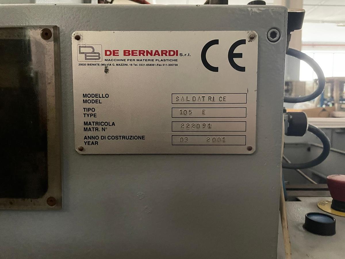 Used De Bernardi S.r.l. 105 E Plastic Welding Line