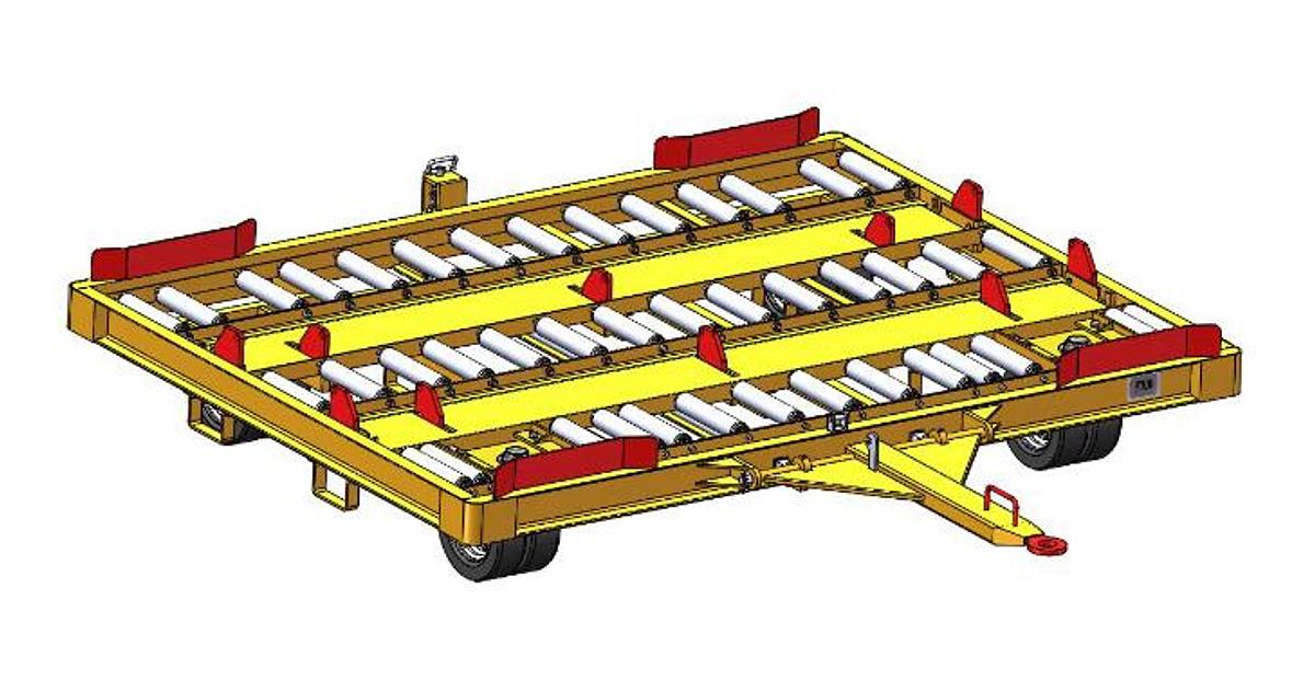 Used Pallet dolly with payload 7000KG