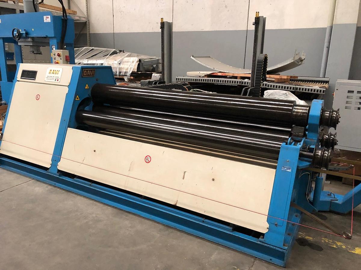 Used 4 ROLL BENDING CALENDER DAVI MOD. MCB 2527 CP B08-10605