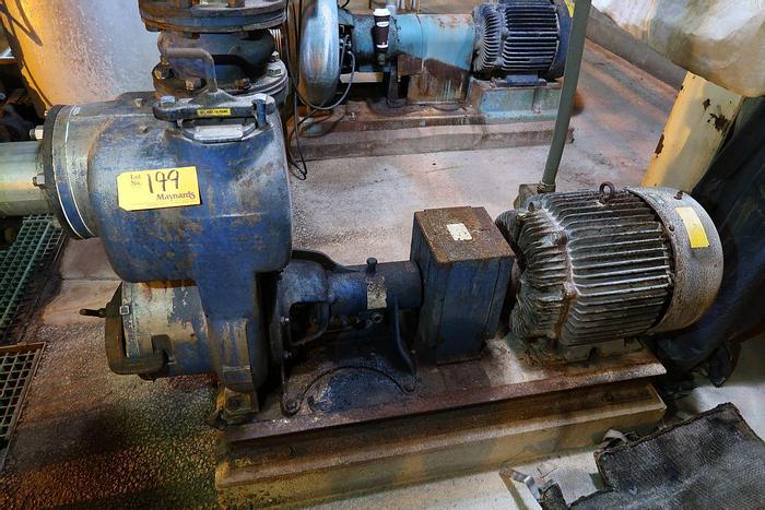 Used GORMAN RUPP S/S CENTRIFUGAL TRASH PUMP 40 HP