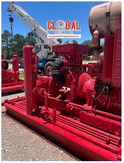 Used Item 0598 : Sullair 1350CFM / 350PSI Air Compressor & Ariel JGA-2 2-Stage Booster Combination