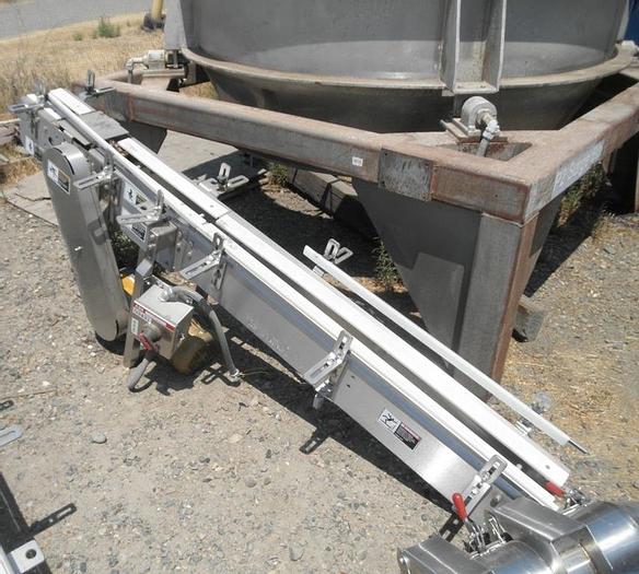 Used Conveyor, Belt, 6" x 7', S/st, 1 HP, Arrowhead #S741199