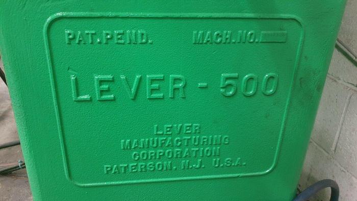 Used 85" LEVER MODEL 500 SINGLE KNIFE BOLONEY CUTTER W/ MISTER 14" DIAMETER