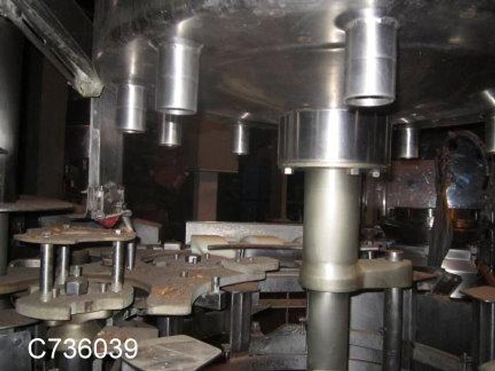 Used Filler, Bottle, 10-valve, Rotary, Fogg, S/st, 3/4 HP, #C736039