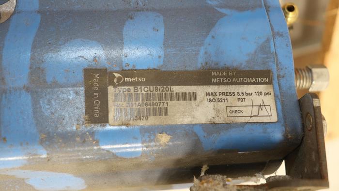 Used Metso Actuator Type B1CU9/20L #34163