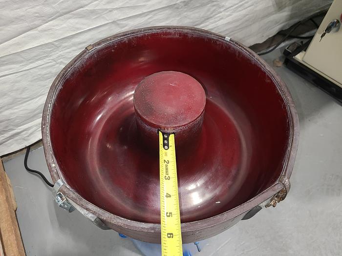 Used Belair Vibratory Finishing Machine 1/2 Cubic Ft 110V Polish Deburr 