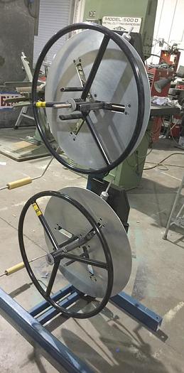 Used 75 Lb., RAPID-AIR, No. R24APB DOUBLE MOTORIZED UNCOILER