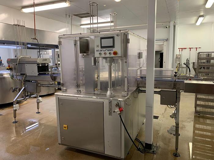 Very good used PACKAGING AUTOMATION STARWHEEL POT FILLER