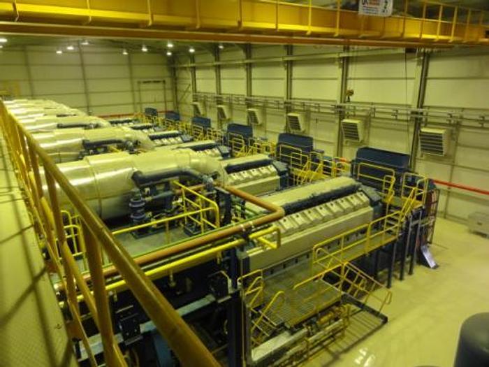 Used 60 MW 2010 Used Wartsila 20V34SG Natural Gas Generator