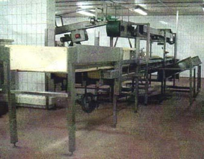 Used Table for filling food products into cans, cups, jars, etc., produced by the German company "BREYELL LOTCH", type SMB 70.1.2.005