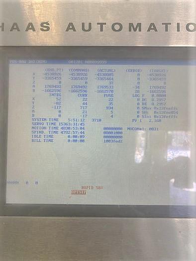 Used 2006 Haas VF6/40 with TR-310 Trunnion Table