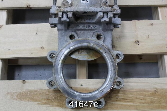 Used Fabri-Valve 6" Hand Operated Knife Gate #41647