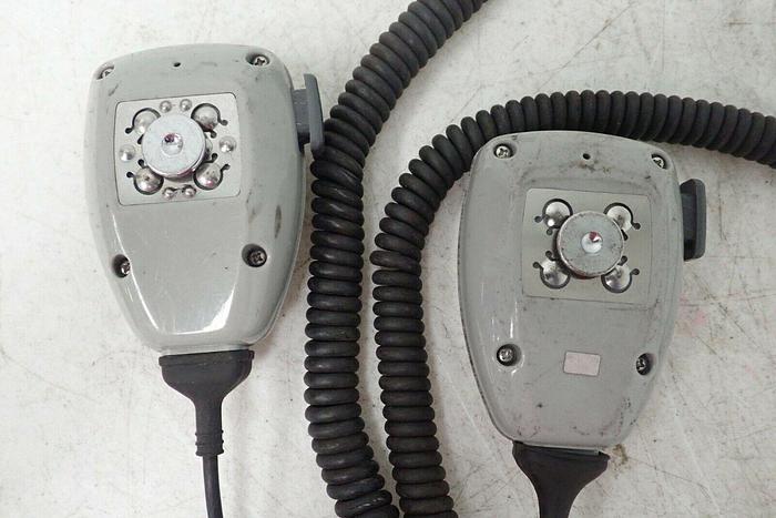 Used Lot of 2 Kenwood Dynamic Impedance Handheld Microphones